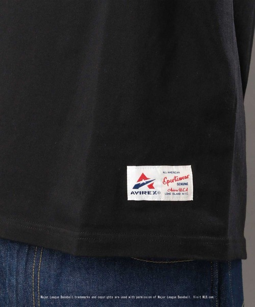 AVIREX(アヴィレックス)の「【MLB×AVIREX】ホワイトソックス Tシャツ/WHITE SOX T-SHIRT AVIREX/アヴィレックス(Tシャツ/カットソー・メンズ・ホワイト/ブラック・XX-LARGE/LARGE/X-LARGE/MEDIUM/SMALL)」の5枚目の写真