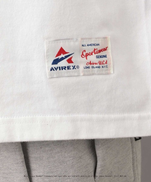 AVIREX(アヴィレックス)の「【MLB×AVIREX】ホワイトソックス Tシャツ/WHITE SOX T-SHIRT AVIREX/アヴィレックス(Tシャツ/カットソー・メンズ・ホワイト/ブラック・XX-LARGE/LARGE/X-LARGE/MEDIUM/SMALL)」の21枚目の写真