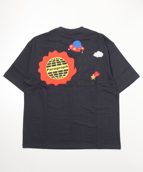 Paragraph(パラグラフ)の「【Paragraph】パラグラフ ユニセックス Happy Logo Tee ハッピーロゴプリントTee No.42(Tシャツ/カットソー・レディース・ホワイト/チャコールグレー/ライトグレー・FREE)」の6枚目の写真