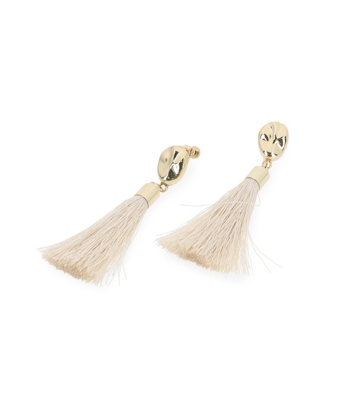 ROPE' PICNIC(ロペピクニック)の「カラーミックスタッセルイヤリング(イヤリング・レディース・キナリ/ブラウン系その他2・FREE)」の3枚目の写真