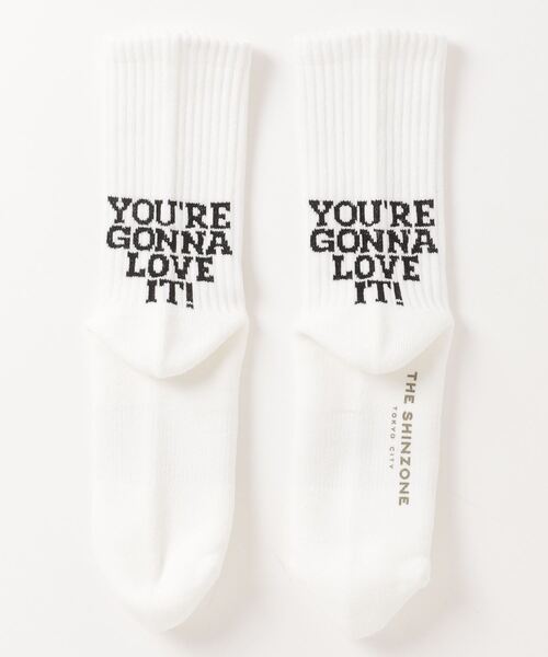 THE SHINZONE(ザ シンゾーン)の「THE SHINZONE/シンゾーン レターソックス LETTER SOCKS(ソックス/靴下・レディース・ブラック/パープル/グリーン・FREE)」の12枚目の写真