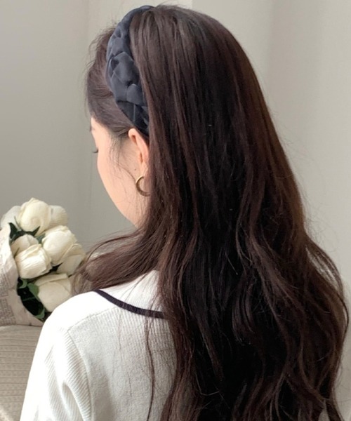 LAFFMO（ラフモ）の「レースカチューシャ（カチューシャ・レディース・ブラック/ベージュ/グレー・FREE）」の2枚目の写真