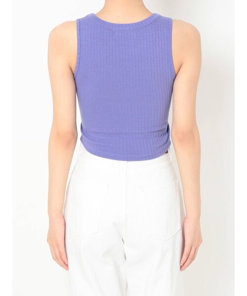 EVRIS（エヴリス）の「アメスリショートタンク（タンクトップ・レディース・ホワイト/ブラック/パープル/オレンジ・FREE）」の13枚目の写真