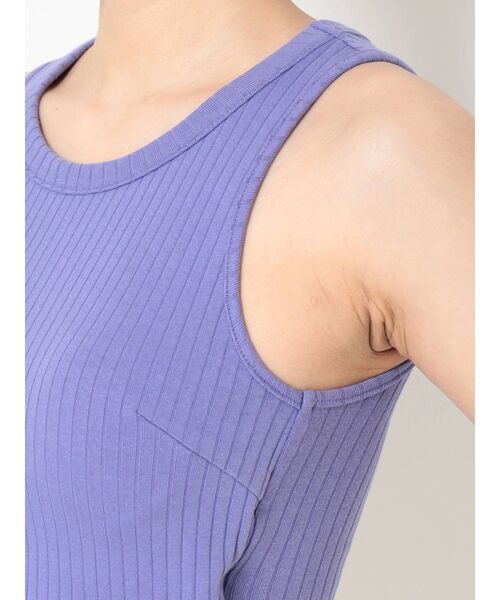 EVRIS（エヴリス）の「アメスリショートタンク（タンクトップ・レディース・ホワイト/ブラック/パープル/オレンジ・FREE）」の11枚目の写真