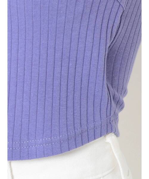 EVRIS（エヴリス）の「アメスリショートタンク（タンクトップ・レディース・ホワイト/ブラック/パープル/オレンジ・FREE）」の10枚目の写真