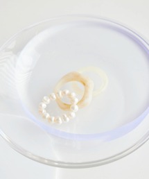 ROPE' PICNIC | 淡水パール×マーブルリングセット(リング)