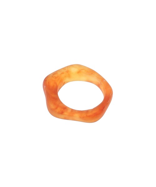 ROPE' PICNIC（ロペピクニック）の「淡水パール×マーブルリングセット（リング・レディース・ブラウン/キナリ・FREE）」の4枚目の写真