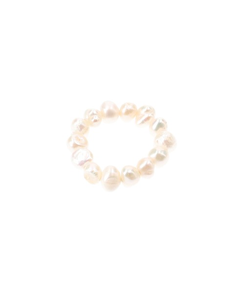 ROPE' PICNIC（ロペピクニック）の「淡水パール×マーブルリングセット（リング・レディース・ブラウン/キナリ・FREE）」の3枚目の写真