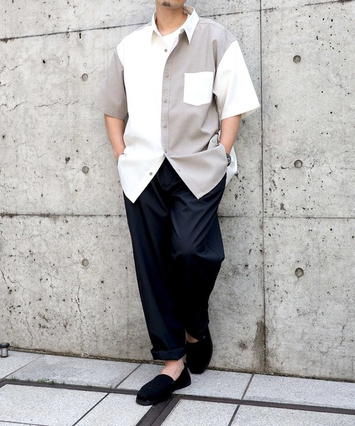 こなれ感✳︎INDIVIDUALIZEDSHIRTSビックシルエットリネン100% shinyaseki 切りっぱなしビックシルエット・ジャケット | BON