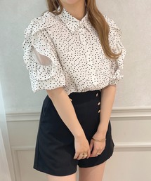 apres jour（アプレジュール）の「シアーショルダーブラウス【ZOZOTOWN限定アイテム】（シャツ/ブラウス）」