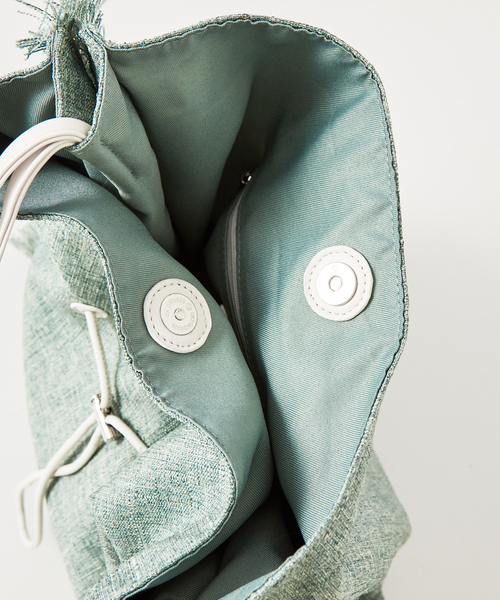 LOWELL things（ロウェル　シングス）の「Vacanza/ファブリックフリンジトートHOBO BAG（トートバッグ・レディース・ブラウン/グリーン/アイボリー・フリー）」の13枚目の写真