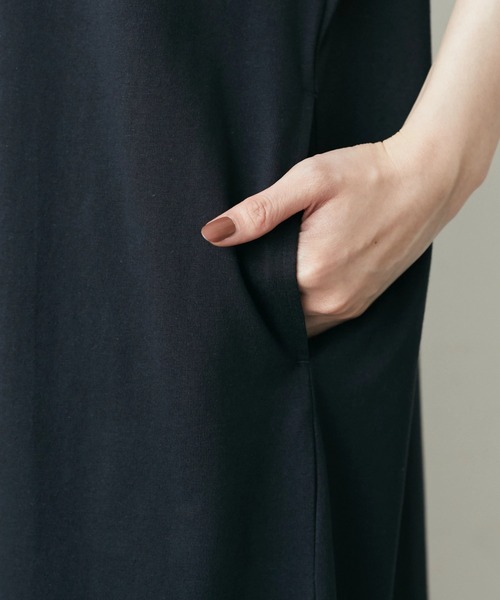 Green Parks(グリーンパークス)の「バックスリットタックワンピース(ワンピース・レディース・グリーン/パープル/ブラック・FREE)」の17枚目の写真