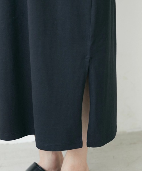 Green Parks(グリーンパークス)の「バックスリットタックワンピース(ワンピース・レディース・グリーン/パープル/ブラック・FREE)」の18枚目の写真