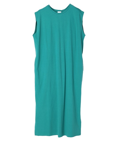 Green Parks(グリーンパークス)の「バックスリットタックワンピース(ワンピース・レディース・グリーン/パープル/ブラック・FREE)」の6枚目の写真