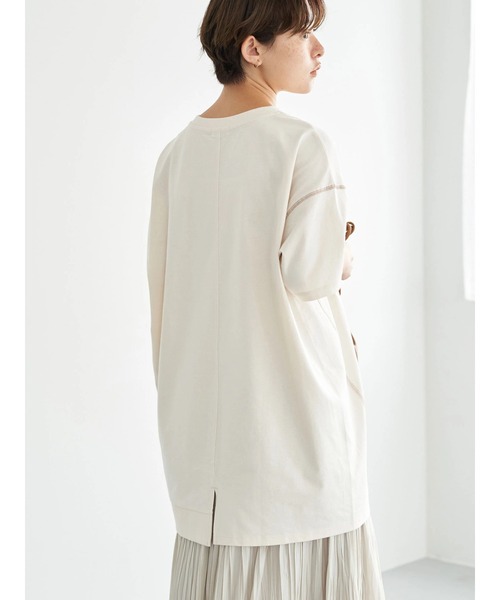 earth music&ecology（アースミュージックアンドエコロジー）の「リメイクチュニック（Tシャツ/カットソー・レディース・ブラック/サックスブルー/イエロー/ホワイト系その他2・FREE）」の13枚目の写真