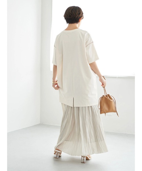 earth music&ecology（アースミュージックアンドエコロジー）の「リメイクチュニック（Tシャツ/カットソー・レディース・ブラック/サックスブルー/イエロー/ホワイト系その他2・FREE）」の21枚目の写真