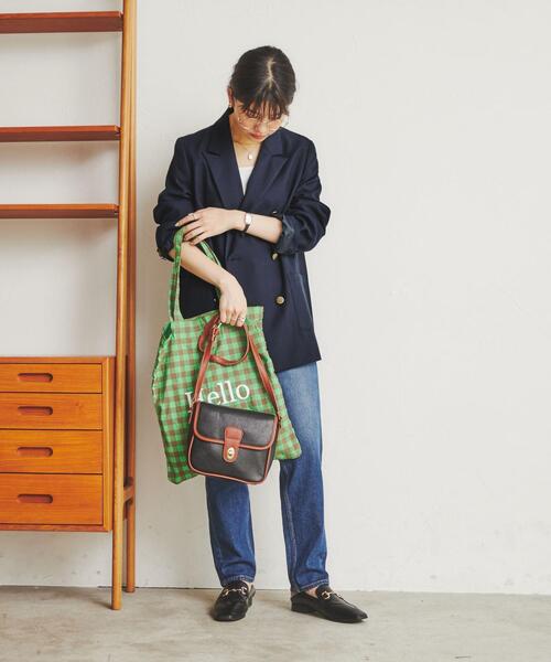 coen（コーエン）の「ネイビーブレザージャケット（テーラードジャケット・レディース・ネイビー・M/L）」の7枚目の写真