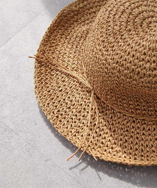 Chillfar（チルファー）の「コマアミハット（ハット・レディース・ブラック/ライトブラウン/ナチュラル・FREE）」の7枚目の写真