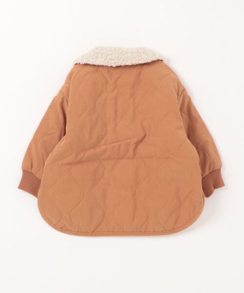 RAGMART(ラグマート)の「ナイロンキルトジャケット(ブルゾン・キッズ・カーキ/キャメル・90cm/80cm/95cm)」の9枚目の写真