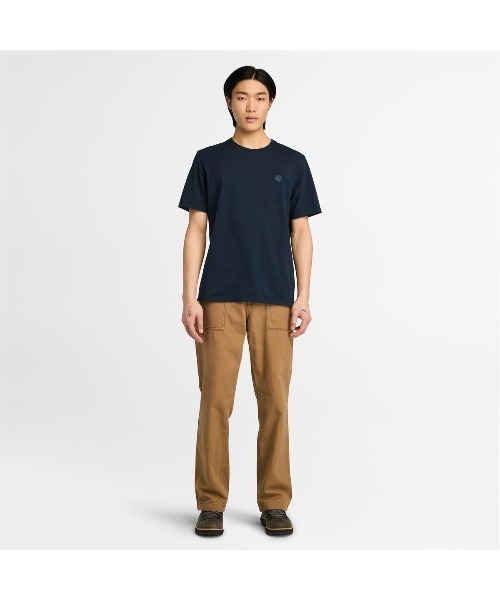 セール】メンズ 半袖 チェスト ロゴ Tシャツ（Tシャツ