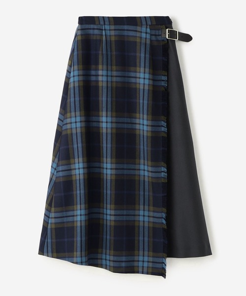 O'NEIL of DUBLIN（オニールオブダブリン）の「O'NEIL OF DUBLIN | ウーステッドウール コンビネーションロングフレアスカート WOMEN（スカート・レディース・A/F/C/B・10/8）」の20枚目の写真