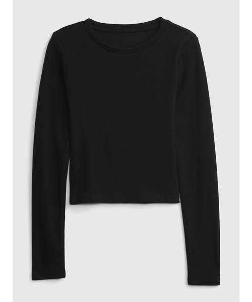 GAP（ギャップ）の「リブTシャツ（Tシャツ/カットソー・レディース・ホワイト/ブラック/ベージュ/ブラウン/その他・S/M/L/XL/XS/XXS）」の9枚目の写真