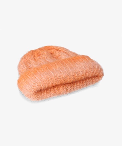 OVERRIDE（オーバーライド）の「OVERRIDE  KNIT DREAMY CABLE WATCH（ニットキャップ/ビーニー・レディース・オレンジ/ライトグリーン/マルチ・57~59cm）」の21枚目の写真