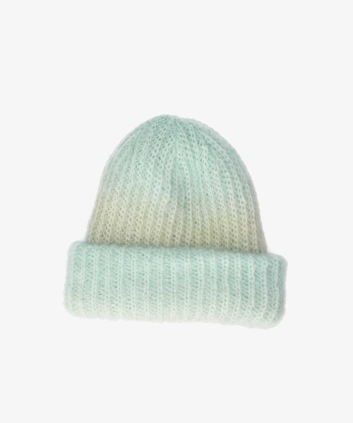 OVERRIDE（オーバーライド）の「OVERRIDE  KNIT DREAMY CABLE WATCH（ニットキャップ/ビーニー・レディース・オレンジ/ライトグリーン/マルチ・57~59cm）」の14枚目の写真