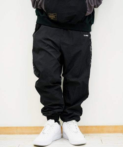 Subciety（サブサエティ）の「PAISLEY TRACK PANTS（その他パンツ・メンズ・ブラック×ブルー/ブラック×ブラック・MEDIUM/LARGE/X-LARGE）」の9枚目の写真
