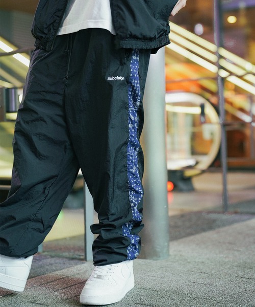 Subciety（サブサエティ）の「PAISLEY TRACK PANTS（その他パンツ・メンズ・ブラック×ブルー/ブラック×ブラック・MEDIUM/LARGE/X-LARGE）」の16枚目の写真