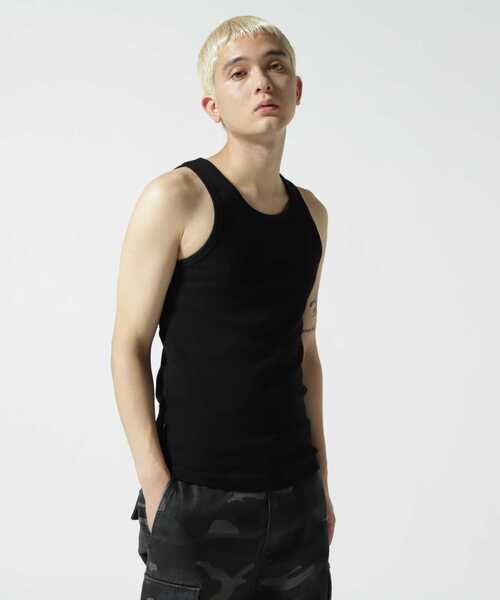 AVIREX（アヴィレックス）の「【WEB限定】AVIREX/アヴィレックス/デイリー テレコ タンクトップ レギュラー（タンクトップ・メンズ・ホワイト/グレー/ブラック・S/M/XL/L）」の18枚目の写真