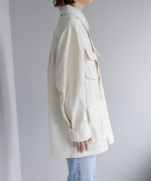 mystic（ミスティック）の「BIGMAC カバーオール（カバーオール・レディース・ネイビー/オフホワイト・FREE）」の12枚目の写真