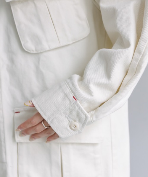 mystic（ミスティック）の「BIGMAC カバーオール（カバーオール・レディース・ネイビー/オフホワイト・FREE）」の16枚目の写真