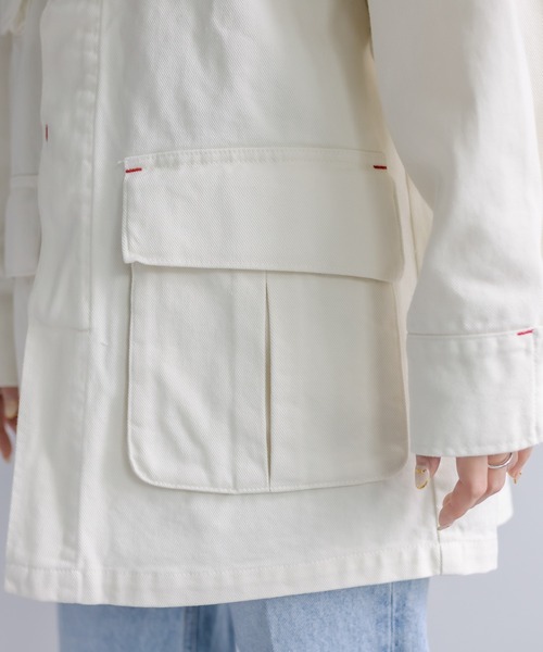 mystic（ミスティック）の「BIGMAC カバーオール（カバーオール・レディース・ネイビー/オフホワイト・FREE）」の18枚目の写真