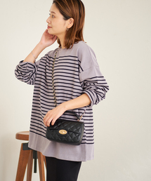 コットンボーダープルオーバー