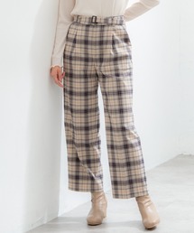 Honeys | チェックストレートパンツ(その他パンツ)