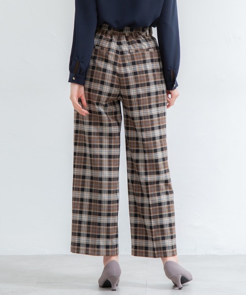 Honeys(ハニーズ)の「チェックストレートパンツ(その他パンツ・レディース・ブラック系その他/ベージュ系その他/ブラック×ブルー/ブラック系その他2・LL/S/M/L)」の21枚目の写真