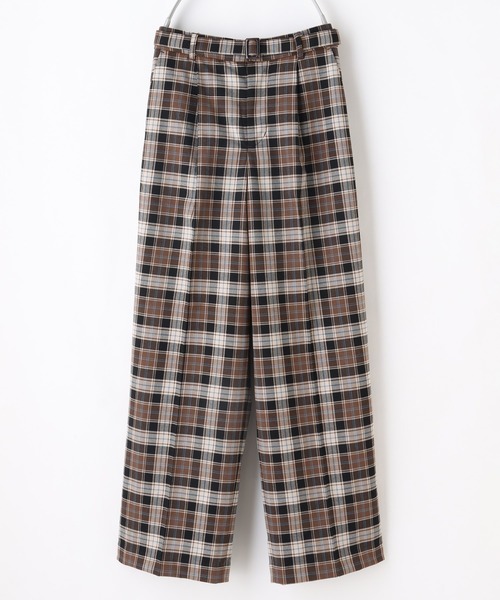 Honeys(ハニーズ)の「チェックストレートパンツ(その他パンツ・レディース・ブラック系その他/ベージュ系その他/ブラック×ブルー/ブラック系その他2・LL/S/M/L)」の22枚目の写真