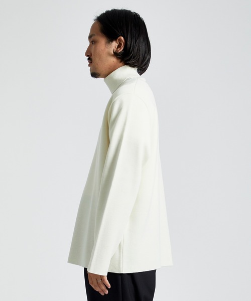 city（シティ）の「【洗える】MILANO RIB TURTLE /ミラノリブタートルネックニット/ イージーケア（ニット/セーター・メンズ・ブラック/オフホワイト/バーガンディー/グレイッシュベージュ・1/2/3）」の15枚目の写真