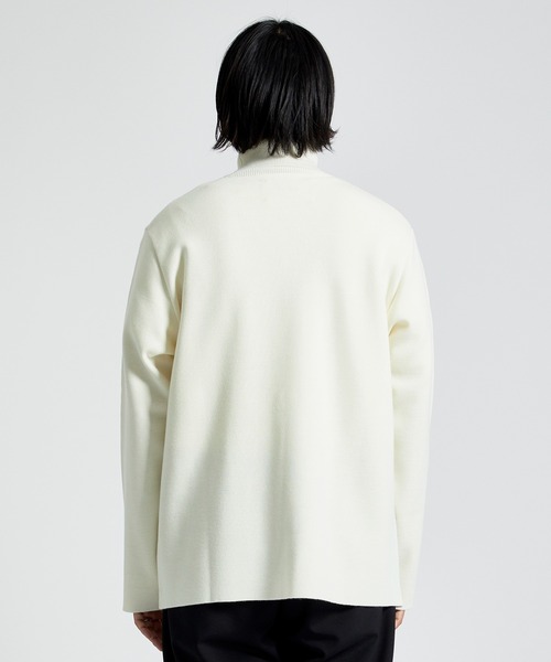 city（シティ）の「【洗える】MILANO RIB TURTLE /ミラノリブタートルネックニット/ イージーケア（ニット/セーター・メンズ・ブラック/オフホワイト/バーガンディー/グレイッシュベージュ・1/2/3）」の16枚目の写真