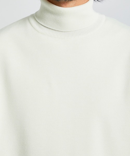 city（シティ）の「【洗える】MILANO RIB TURTLE /ミラノリブタートルネックニット/ イージーケア（ニット/セーター・メンズ・ブラック/オフホワイト/バーガンディー/グレイッシュベージュ・1/2/3）」の17枚目の写真