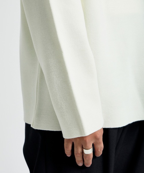 city（シティ）の「【洗える】MILANO RIB TURTLE /ミラノリブタートルネックニット/ イージーケア（ニット/セーター・メンズ・ブラック/オフホワイト/バーガンディー/グレイッシュベージュ・1/2/3）」の19枚目の写真