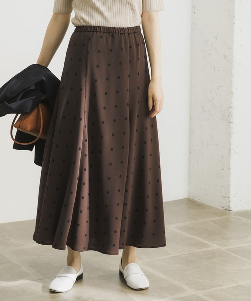 URBAN RESEARCH（アーバンリサーチ）の「ドット柄マーメイドスカート（スカート・レディース・ブラウン/ブラック・38/36）」の15枚目の写真
