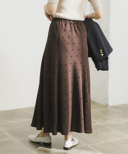 URBAN RESEARCH（アーバンリサーチ）の「ドット柄マーメイドスカート（スカート・レディース・ブラウン/ブラック・38/36）」の18枚目の写真