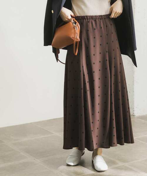 URBAN RESEARCH（アーバンリサーチ）の「ドット柄マーメイドスカート（スカート・レディース・ブラウン/ブラック・38/36）」の22枚目の写真