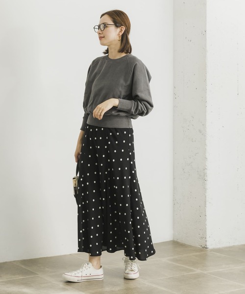 URBAN RESEARCH（アーバンリサーチ）の「ドット柄マーメイドスカート（スカート・レディース・ブラウン/ブラック・38/36）」の6枚目の写真