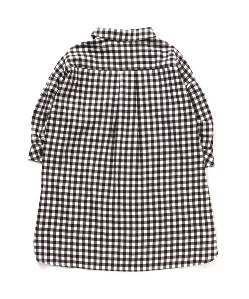 BREEZE（ブリーズ）の「スタンダードシャツワンピース（シャツワンピース・キッズ・レッド/ブラック/レインボー・110/80/100/120/130/140/90）」の4枚目の写真