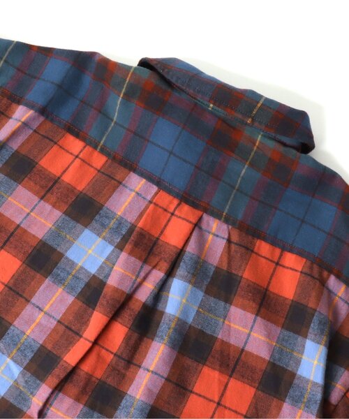 BREEZE（ブリーズ）の「スタンダードシャツワンピース（シャツワンピース・キッズ・レッド/ブラック/レインボー・110/80/100/120/130/140/90）」の12枚目の写真