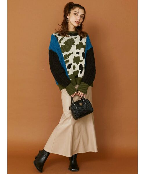 EVRIS（エヴリス）の「キルティングミニショルダーバッグ（ショルダーバッグ・レディース・ブラック/レッド/アイボリー・FREE）」の16枚目の写真