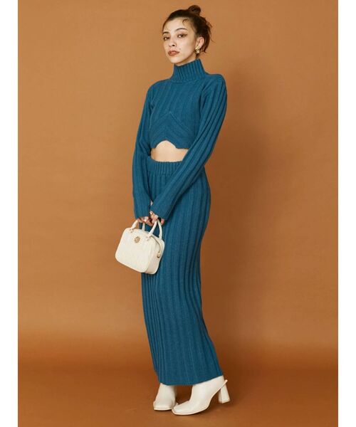 EVRIS（エヴリス）の「キルティングミニショルダーバッグ（ショルダーバッグ・レディース・ブラック/レッド/アイボリー・FREE）」の4枚目の写真